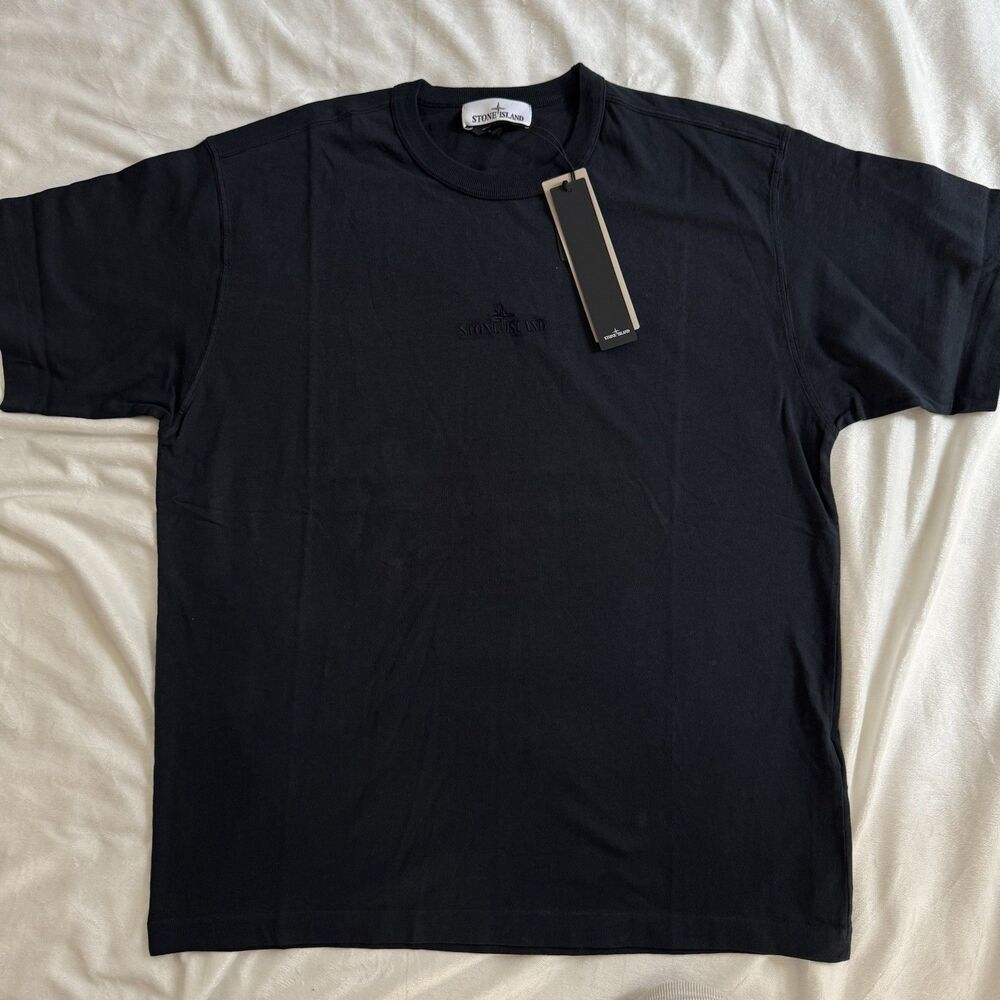 Stone Island Logo-Embroidered Cotton-Jersey T-Shirt